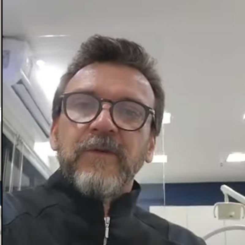 Dr. Marcos Vinícius, aluno do curso de Aumento da DVO