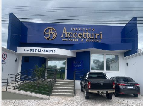 Fachada principal do Instituto Accetturi em Marília-SP